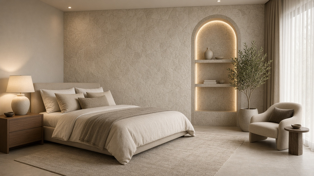 Design rendering: soft-texture plane concept