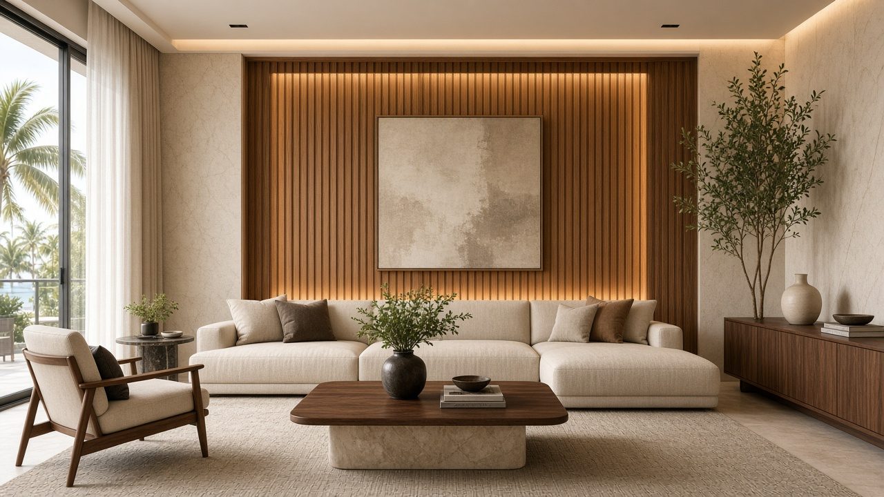 Design rendering: Naples accent wall concept