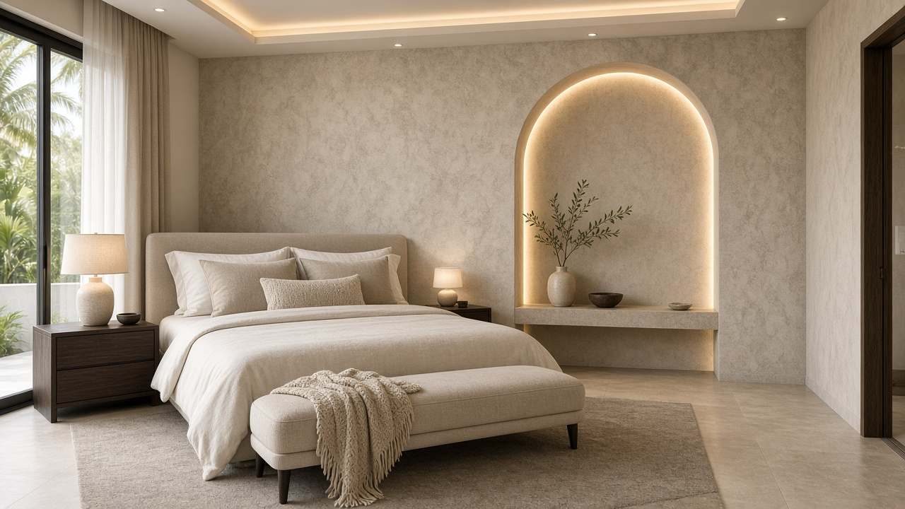 Design rendering: soft-texture plane concept