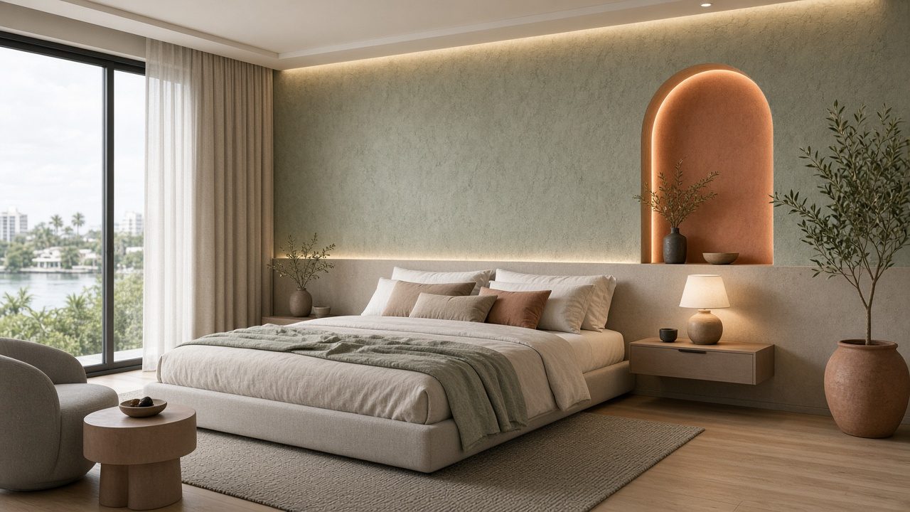 Design rendering: soft-texture plane concept