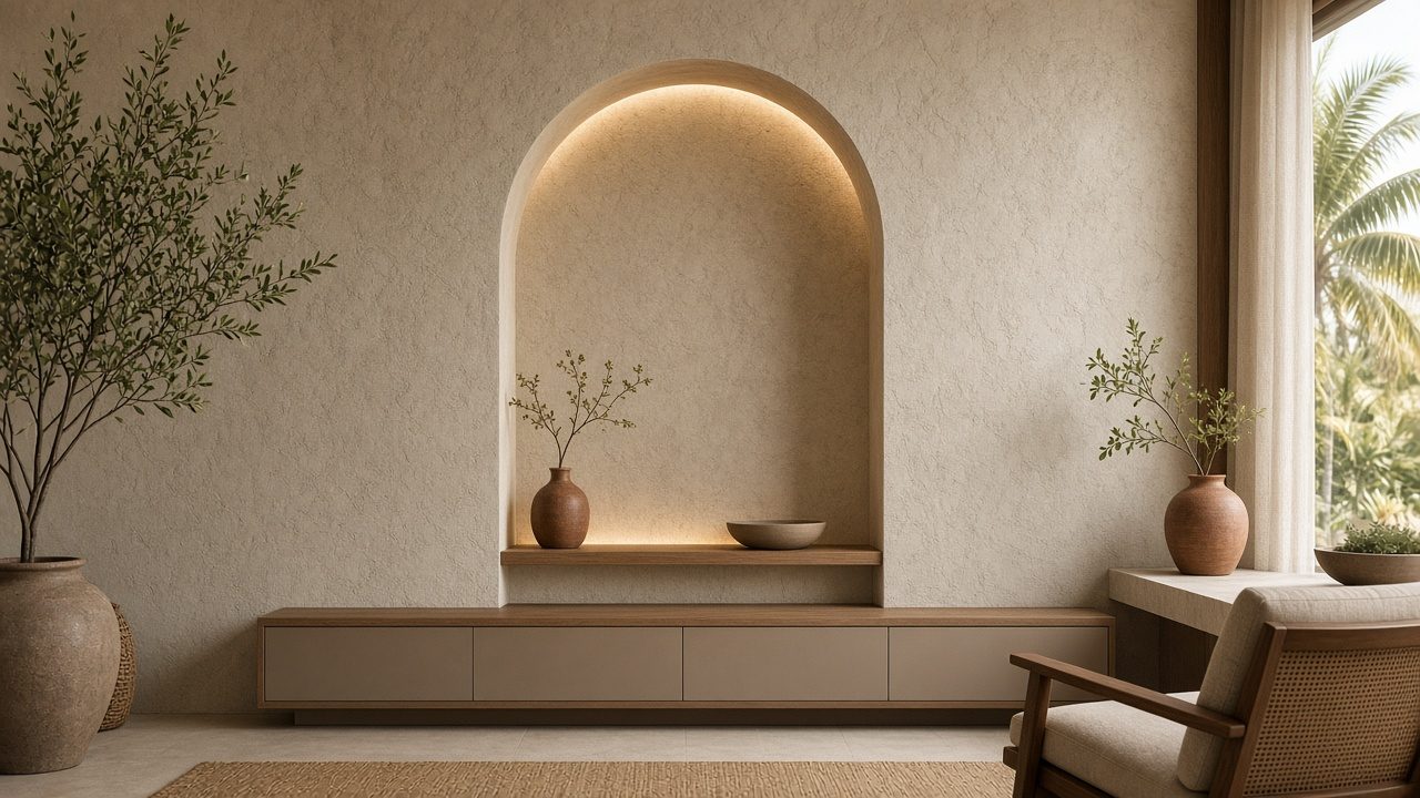 Design rendering: soft-texture plane concept